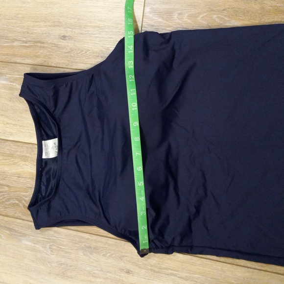 Lands' End Deep Sea Navy Swim Tankini - Picture 4 of 16